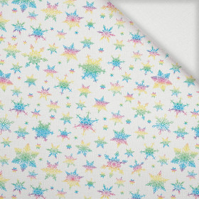 RAINBOW SNOWFLAKES  - Woven Fabric for tablecloths