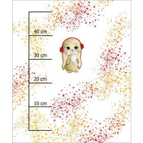 MIA THE AUTUMN BUNNY - panel 50cm x 60cm - single jersey 