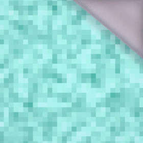 PIXELS pat. 2 / aqua - softshell