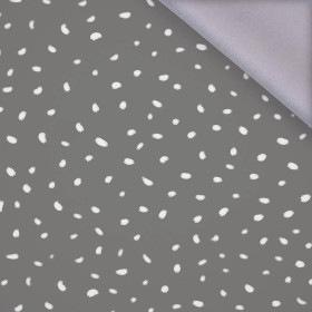 WHITE TRACES / dark grey (MAGICAL CHRISTMAS FOREST) - softshell