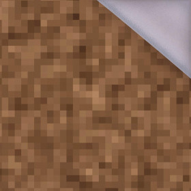 PIXELS pat. 2 / brown - softshell