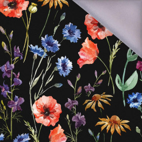 FIELD FLOWERS / black - softshell