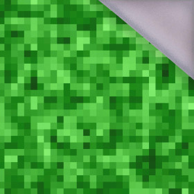 PIXELS pat. 2 / green - softshell