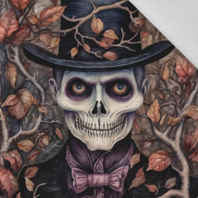 SKELETON  - panel (60cm x 50cm) Cotton woven fabric