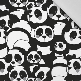 PANDAS / grey - Cotton woven fabric