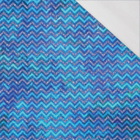 WINTER ZIGZAG (WINTER IS COMING) - single jersey with elastane 