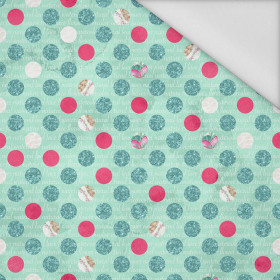 GLITTER DOTS PAT 3 - Waterproof woven fabric