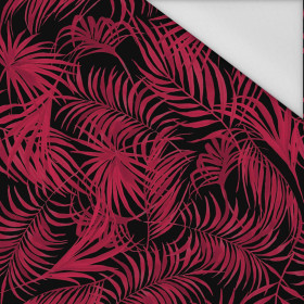 PALM LEAVES pat. 4 / viva magenta - Waterproof woven fabric