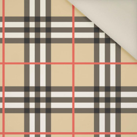 CHECK PAT. 13 / beige- Upholstery velour 