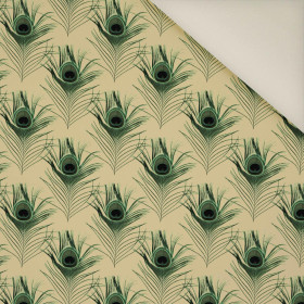 PEACOCK FEATHERS pat. 2 (SAFARI)- Upholstery velour 