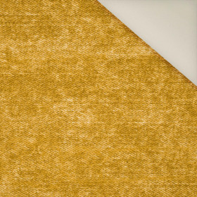 VINTAGE LOOK JEANS (mustard)- Upholstery velour 