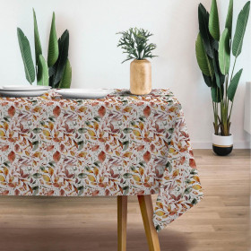 AUTUMN LEAVES PAT. 2 (COLORFUL AUTUMN) - Woven Fabric for tablecloths