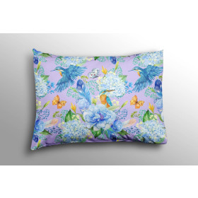 KINGFISHERS AND LILACS (KINGFISHERS IN THE MEADOW) / lilac