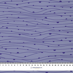 VALENTINE'S DEW (Very Peri) - single jersey with elastane 