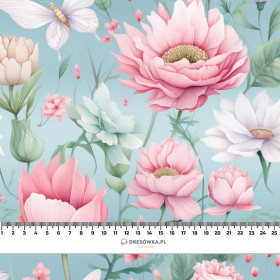 FAIRY WORLD wz.11 (FLOWERS) - Cotton woven fabric
