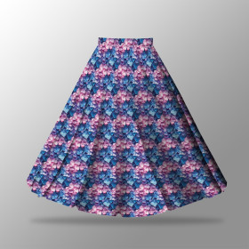 Skirt panel "MAXI" - crepe/ Flowers wz.32