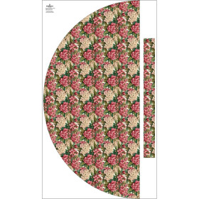 Skirt panel "MAXI" - crepe/ Flowers wz.43