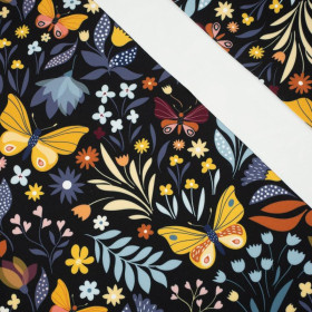 FOLK BUTTERFLIES / black - softshell