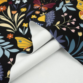 FOLK BUTTERFLIES / black - softshell