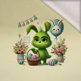 FUNNY EASTER WZ. 3 - panel (60cm x 50cm) brushed knitwear with elastane ITY
