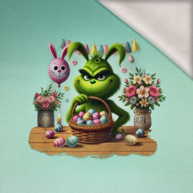 FUNNY EASTER WZ. 4 - panel (60cm x 50cm) brushed knitwear with elastane ITY