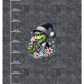 FUNNY Prankster- panel (75cm x 80cm) brushed knitwear with elastane ITY