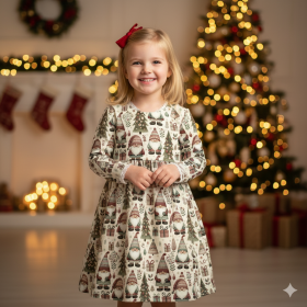 GNOMES CHRISTMAS WZ.1 - Woven Fabric for tablecloths