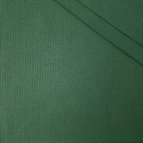 Ribbed knit fabric - DARK GREEN (d-068)
