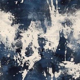 NAVY GRUNGE wz. 1 - Hydrophobic brushed knit