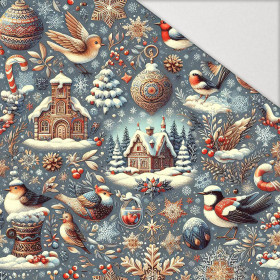 Vintage Christmas wz.27 - Hydrophobic brushed knit