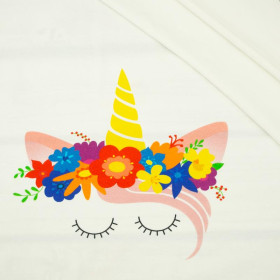 UNICORN / flowers - panel single jersey TE210