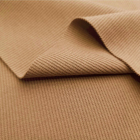 Ribbed knit fabric - CARAMEL (D-10) 