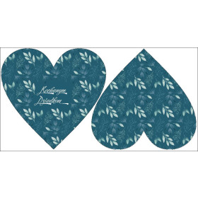 DECORATIVE PILLOW HEART - Für liebe Großeltern / LEAVES pat. 9