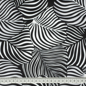ZEBRA LEAVES - Cotton woven fabric