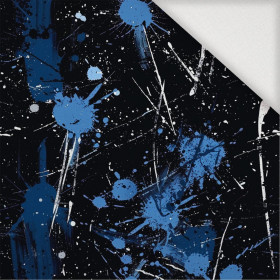 NAVY GRUNGE wz. 4 - Woven Fabric for tablecloths