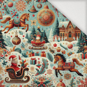 Vintage Christmas wz.20 - Woven Fabric for tablecloths