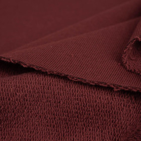 D-31 MAROON - thick looped knit 290g