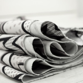 COMICS (black-white) - looped knit SP250