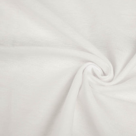 D-01 WHITE - T-shirt knit fabric 100% cotton T140
