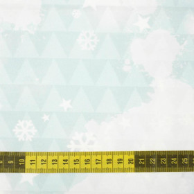 HOARFROST / triangles (WINTER IN THE MOUNTAINS) - single jersey with elastane 