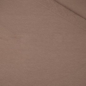 D-56 BROWN - looped knitwear with elastan 