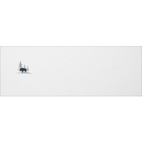 EUROPEAN BISON (ADVENTURE) / white - SINGLE JERSEY PANORAMIC PANEL 