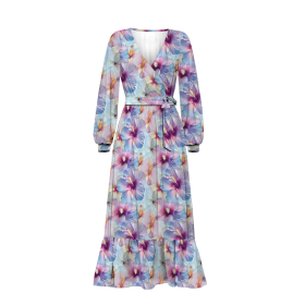 PASTEL FLOWERS WZ.11- Upholstery velour 