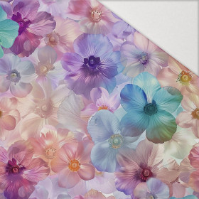 PASTEL FLOWERS WZ.9 - Hydrophobic brushed knit