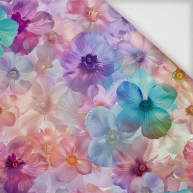PASTEL FLOWERS WZ.9 - Woven Fabric for tablecloths