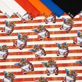 SANTA CLAUS WHEELS - Viscose jersey WE210