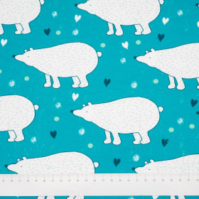 WHITE BEARS - looped knit SP250