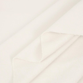 Looped knitwear with elastan - Cloud Dancer/ ECRU (D-02) 