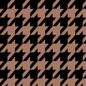 HOUNDSTOOTH / Mocha Mousse  - Waterproof woven fabric
