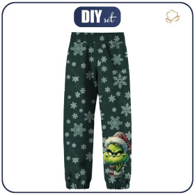 CHILDREN'S SOFTSHELL TROUSERS (YETI) - PRANKSTER CHRISTMAS ELF PAT.2 - sewing set